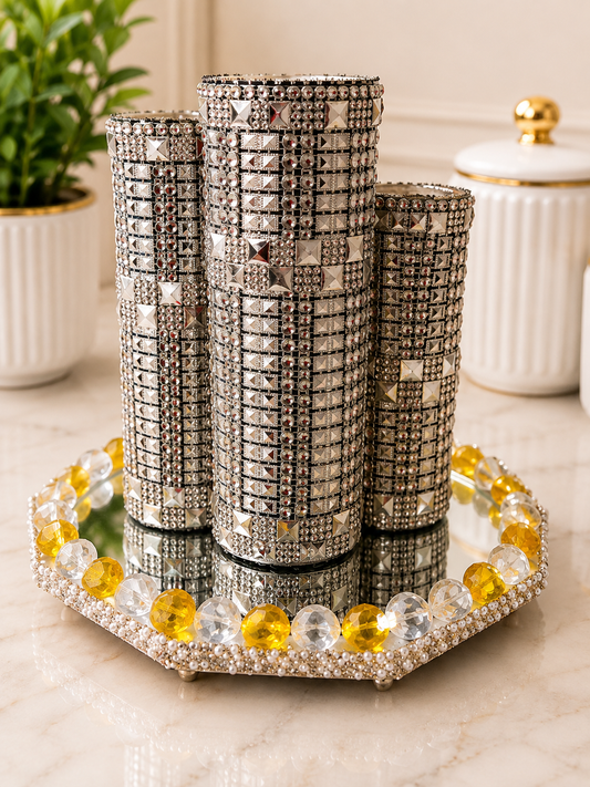 Decorated candles by DK Kosmetics 