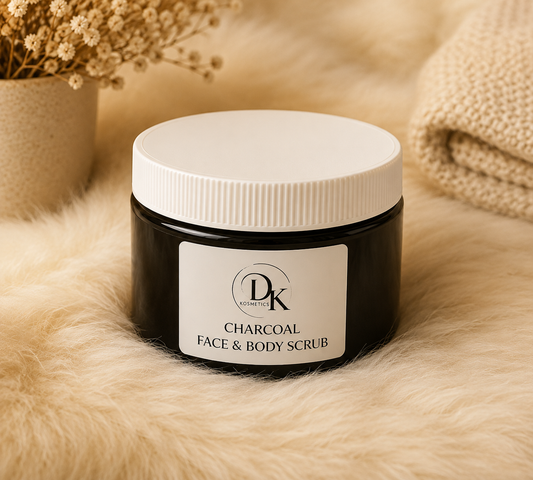 Charcoal face & body scrub ￼