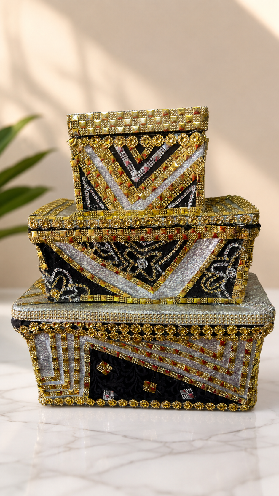 Boxes decorated by DK Kosmetics ￼