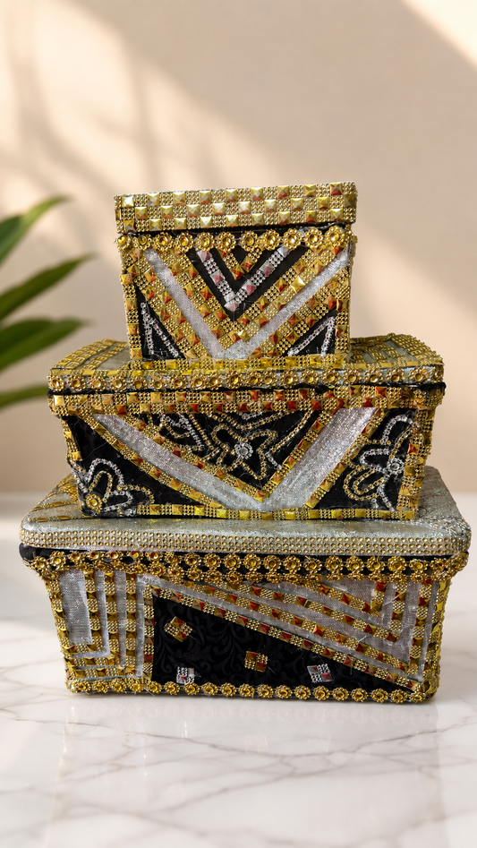 Boxes decorated by DK Kosmetics ￼